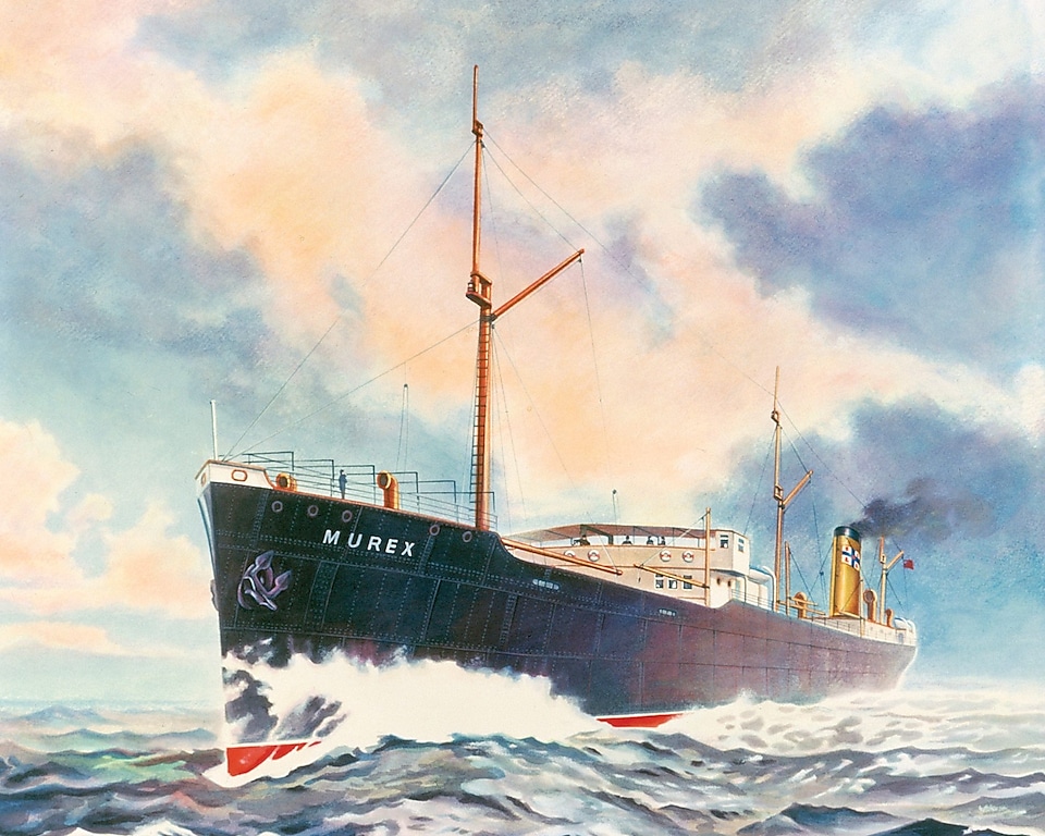 Первый наливной танкер «Мюрекс», картина 